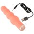 You2Toys Peachy! mini kuglice - vibrator s perlicama (breskva)