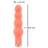 You2Toys Peachy! mini kuglice - vibrator s perlicama (breskva)