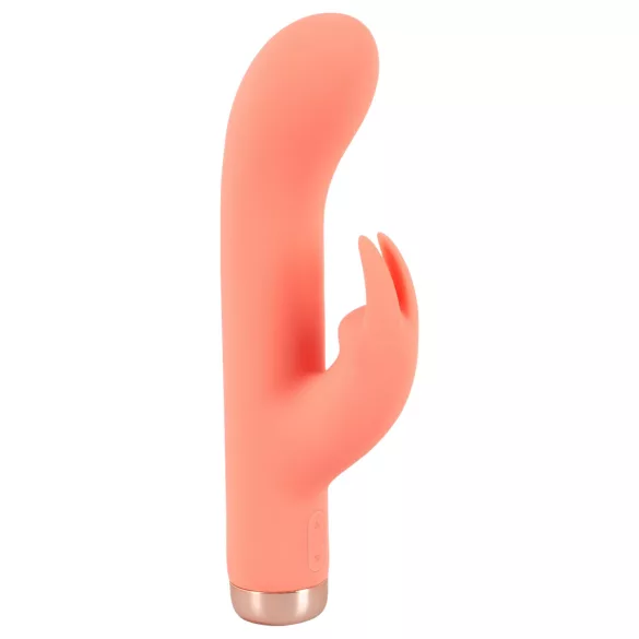 You2Toys - mini rabbit vibrator - punjivi, zec, silikon, breskva