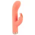 You2Toys - mini rabbit vibrator - punjivi, zec, silikon, breskva