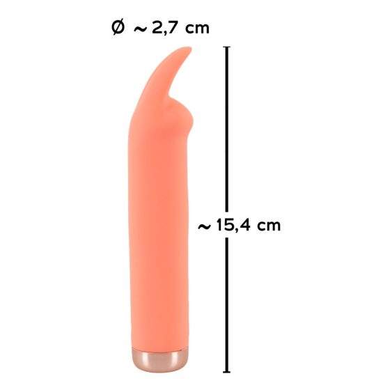 You2Toys breskvasto! mini zeko - vibrator za klitoris na baterije (breskva)