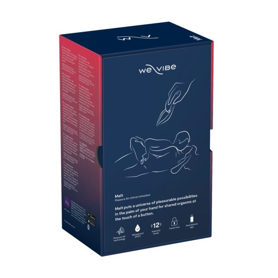 We-Vibe Melt - pametni stimulator klitorisa s zračnim valovima na baterije (plavi)