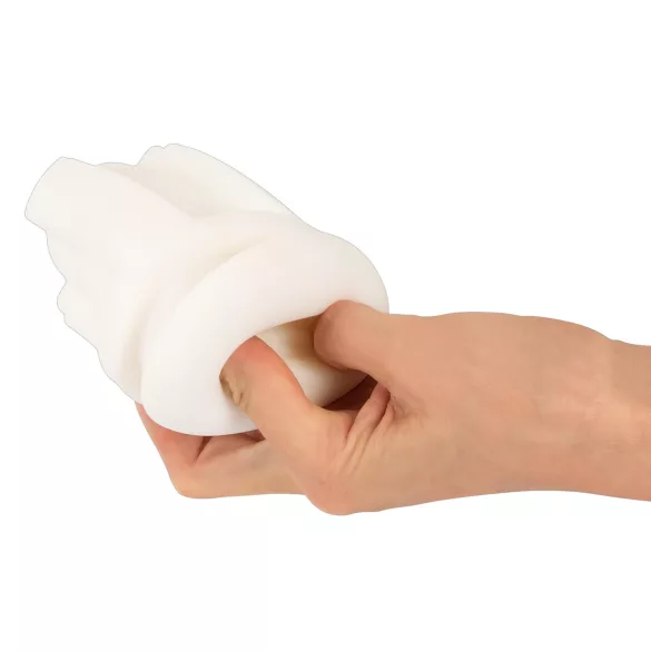 WYNE 02 - masturbator s vibracijom i usisavanjem - crno-bijeli - punjivi