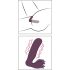Javida RC - bežični, 2-funkcijski klitoralni vibrator (ljubičasti)