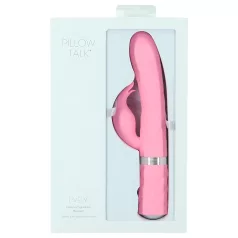   Pillow Talk Lively - akumulatorski vibrator sa stimulatorom klitorisa (ružičasti)