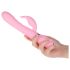 Pillow Talk Lively - akumulatorski vibrator s klitoralnim nastavkom (ružičasti)
