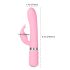 Pillow Talk Lively - akumulatorski vibrator s klitoralnim nastavkom (ružičasti)