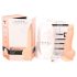 Naked Addiction Rotirajući vibrator 20cm - prirodni izgled
