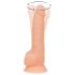Naked Addiction Rotirajući vibrator 20cm - prirodni izgled