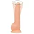 Naked Addiction - rotirajući vibrator - 20 cm - prirodna boja