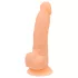 Naked Addiction - rotirajući vibrator - 20 cm - prirodna boja