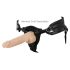 Naked Addiction Thrusting 9 - vibrirajući dildo 23 cm - prirodna boja