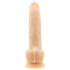 Naked Addiction Thrusting 9 - vibrirajući dildo 23 cm - prirodna boja