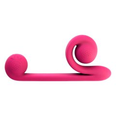   Snail Vibe Duo - punjivi, stimulacijski vibrator 3u1 (ružičasti)
