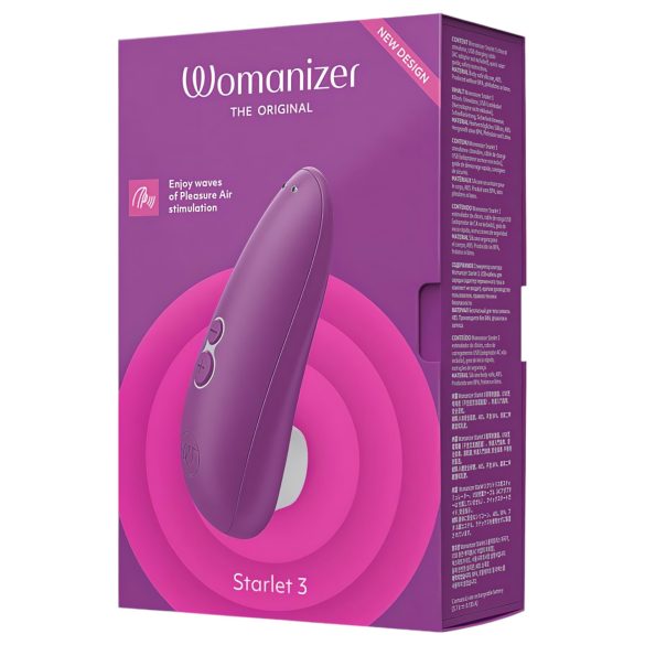 Womanizer Starlet 3 - stimulator klitorisa na zračne valove (ljubičasti)