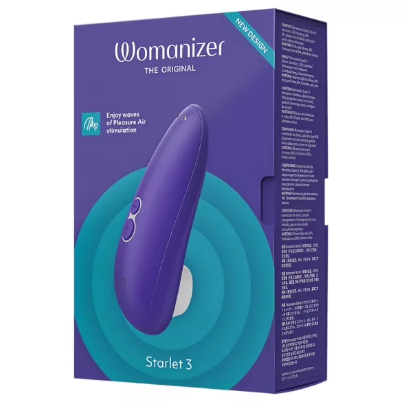 Womanizer Starlet 3 - stimulator klitorisa s valovima zraka - plavi