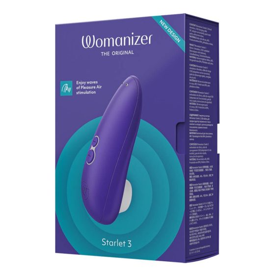 Womanizer Starlet 3 - stimulator klitorisa na baterije, zračni valovi (plavi)