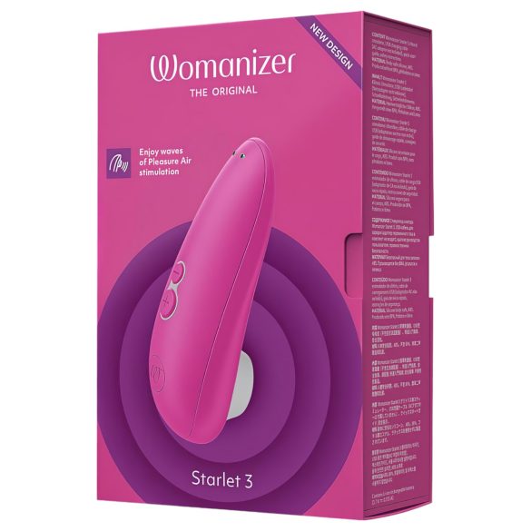 Womanizer Starlet 3 - stimulator klitorisa na zračne valove (ružičasti)