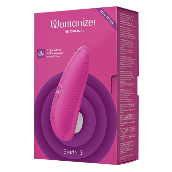 Womanizer Starlet 3 - stimulator klitorisa na baterije, zračni valovi (ružičasti)