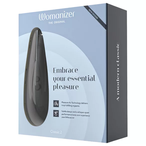 Womanizer Classic 2 - stimulátor klitorisa na zračne valove - punjivi - crni
