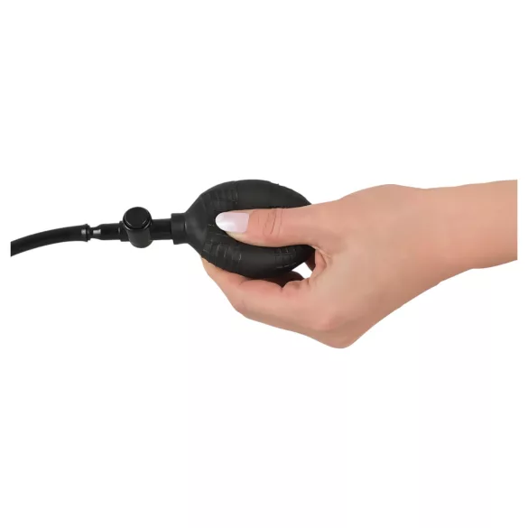 You2Toys - analni vibrator na pumpanje - crni