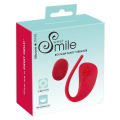   SMILE Slim Panty - bežični, radio klitoralni vibrator (crveni)