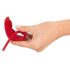 SMILE Slim Panty - bežični klitoralni vibrator s punjivom baterijom (crveni)