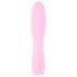 Cuties Mini 3 - ružičasti vodootporni rebrasti vibrator na punjenje