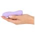 Mini Cuties 3 - punjivi, vodootporni spiralni vibrator (ljubičasti)