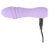 Mini Cuties 3 - punjivi, vodootporni spiralni vibrator (ljubičasti)