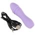 Mini Cuties 3 - punjivi, vodootporni spiralni vibrator (ljubičasti)