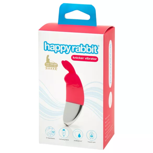 Happyrabbit Knicker - bežični vibrator za klitoris - silikon - crveni