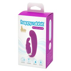   Happyrabbit Mini G - vibrator za G-točku klitorisa na baterije (ljubičasti)