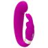 Happyrabbit Mini G - punjivi G-točka vibrator s dodacima za klitoris (ljubičasti)