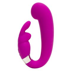   Happyrabbit Mini G - vibrator za G-točku klitorisa na baterije (ljubičasti)