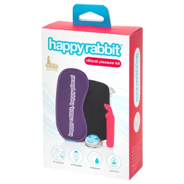 Happyrabbit - Vibrator za klitoris - set s punjivim vibratorom (4 dijela)