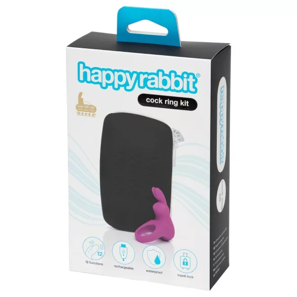 Happyrabbit - vibrirajući prsten za penis s kutijom za spremanje