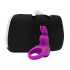 Happyrabbit Cock Kit - vibracijski prsten s pohranom (ljubičasti)