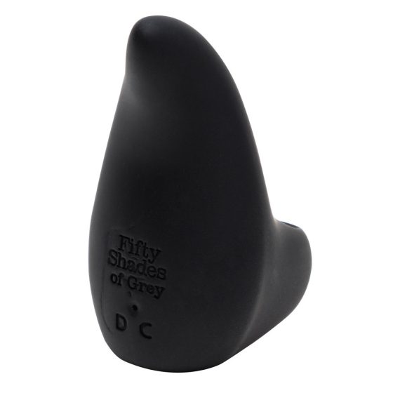 Pedeset nijansi sive - punjivi vibrator za prste Sensation Finger (crni)