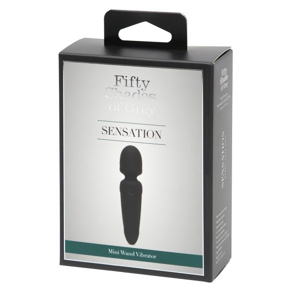 Pedeset nijansi sive Sensation Wand - mini masažer (crna)