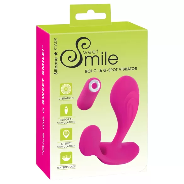 SMILE RC - G-točka vibrátor na daljinsko upravljanje - punjivi - roza