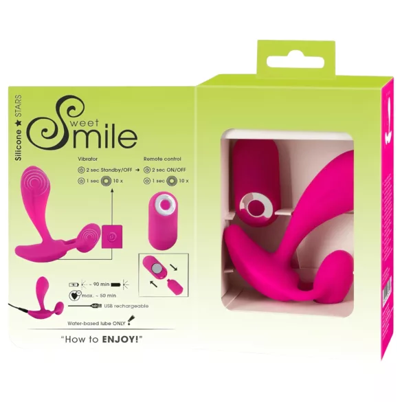 SMILE RC - G-točka vibrátor na daljinsko upravljanje - punjivi - roza