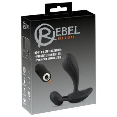 Rebel RC - 2u1 prostata vibrator (crni)