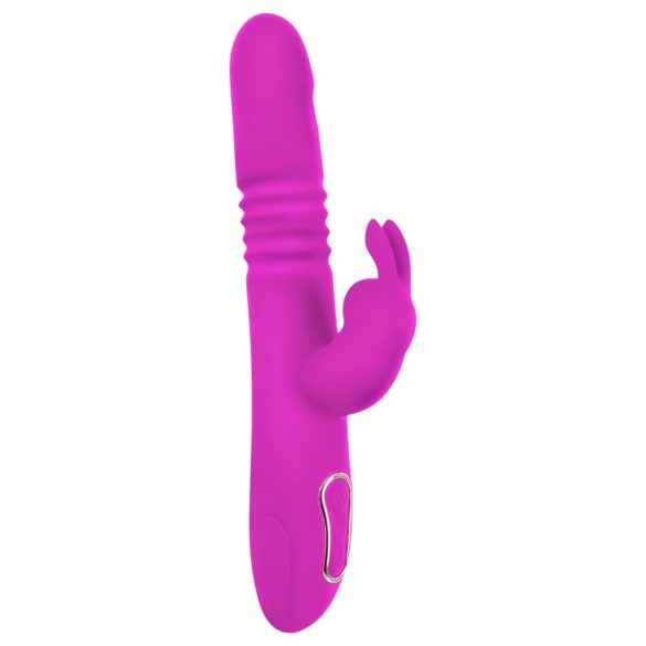 SMILE Rabbit - akumulatorski vibrirajući i rotirajući stimulator (ružičasti)