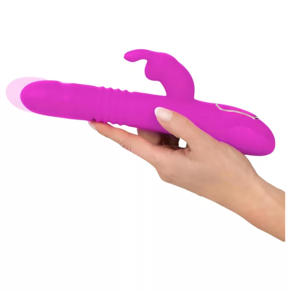 SMILE - rabbit vibrator s klitoralnim nastavkom, rotirajući i potiskujući