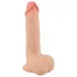 Nature Skin - dildo s kožom - 19 cm (prirodna boja)