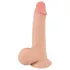 Nature Skin - dildo s kožom - 19 cm (prirodna boja)