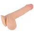 Nature Skin - dildo s kožom - 19 cm (prirodna boja)