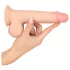 Nature Skin - dildo s kožom - 19 cm (prirodna boja)
