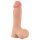 Prirodna Koža - dildo, 20 cm (prirodan)